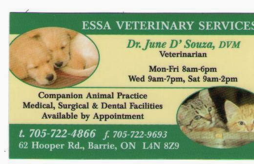 Essa Veterinary Services - Barrie , Canada