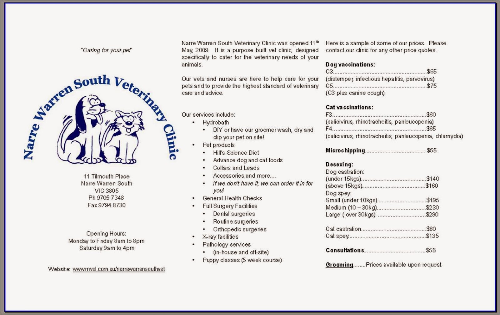 Narre Warren South Vet Clinic - Narre Warren South , Australia