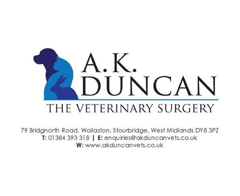 A K Duncan The Veterinary Surgery - Stourbridge , United Kingdom