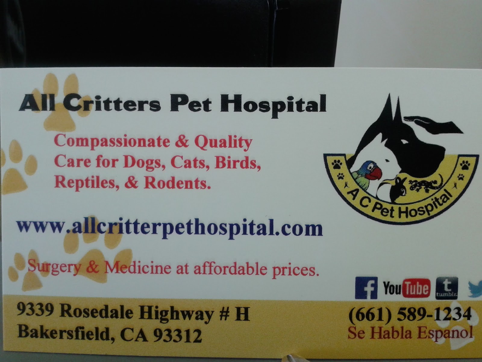 All critters clearance pet care