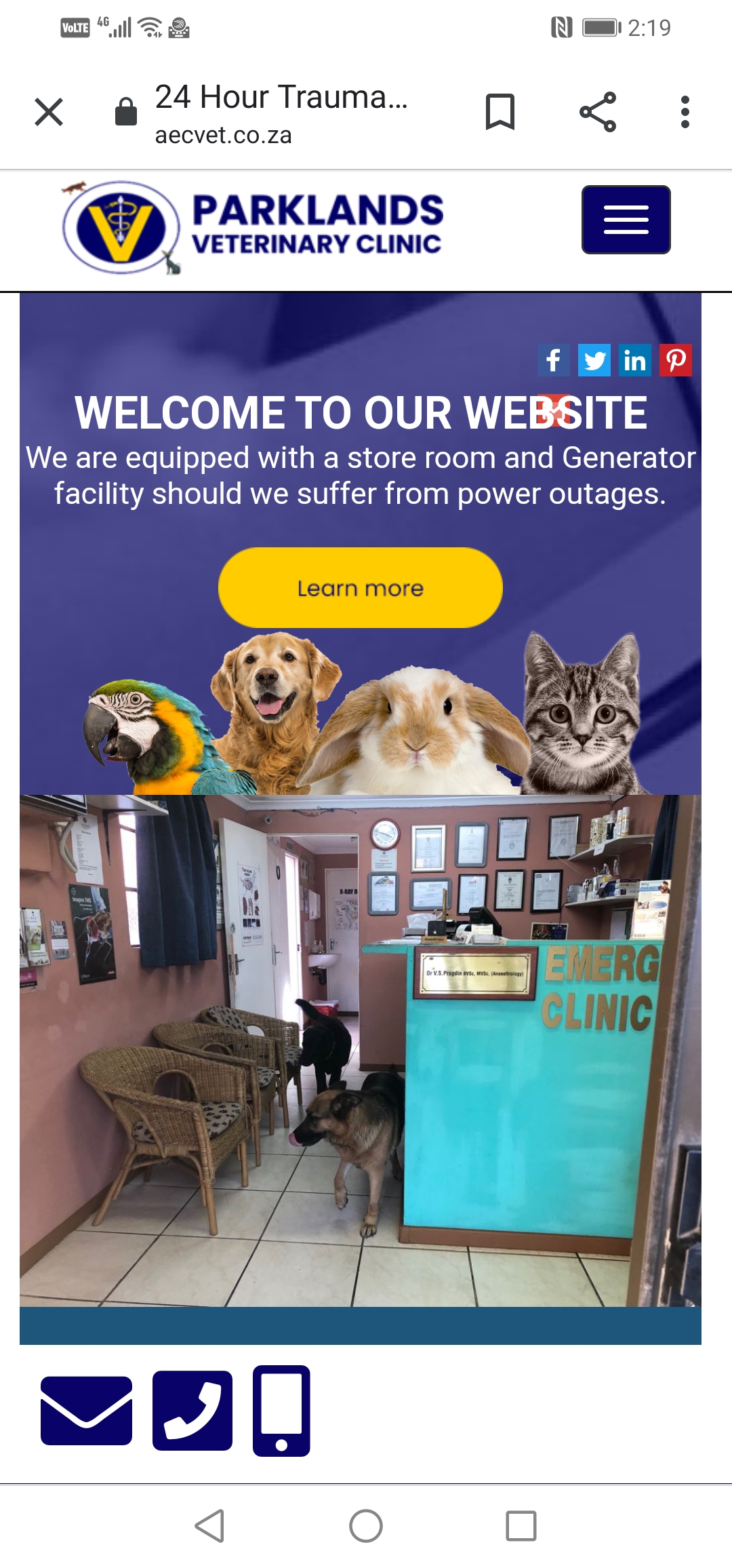 Parklands Veterinary Clinic - Rosebank , South Africa