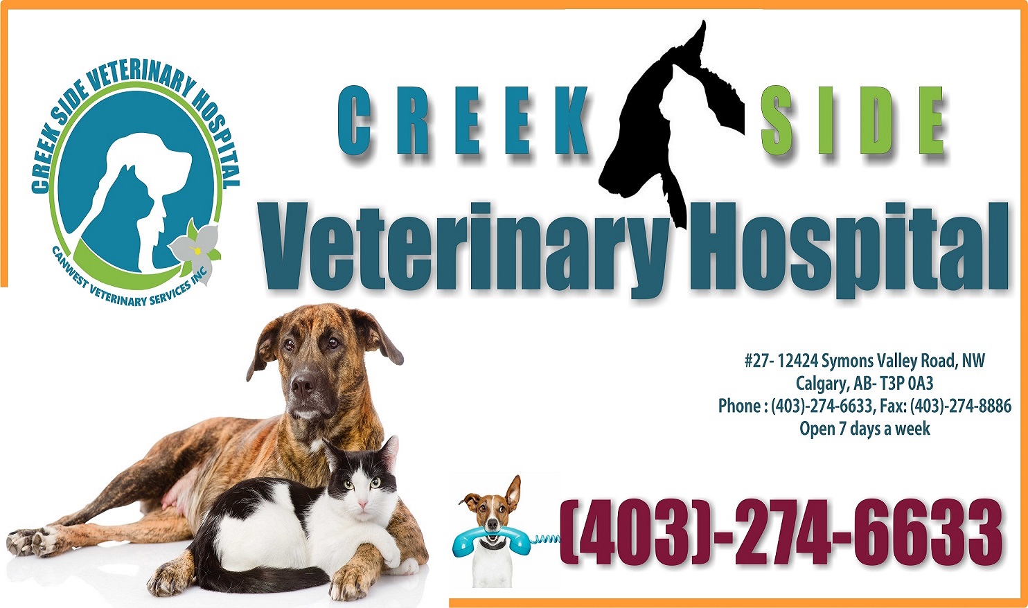 Creekside Veterinary Hospital - Calgary , Canada
